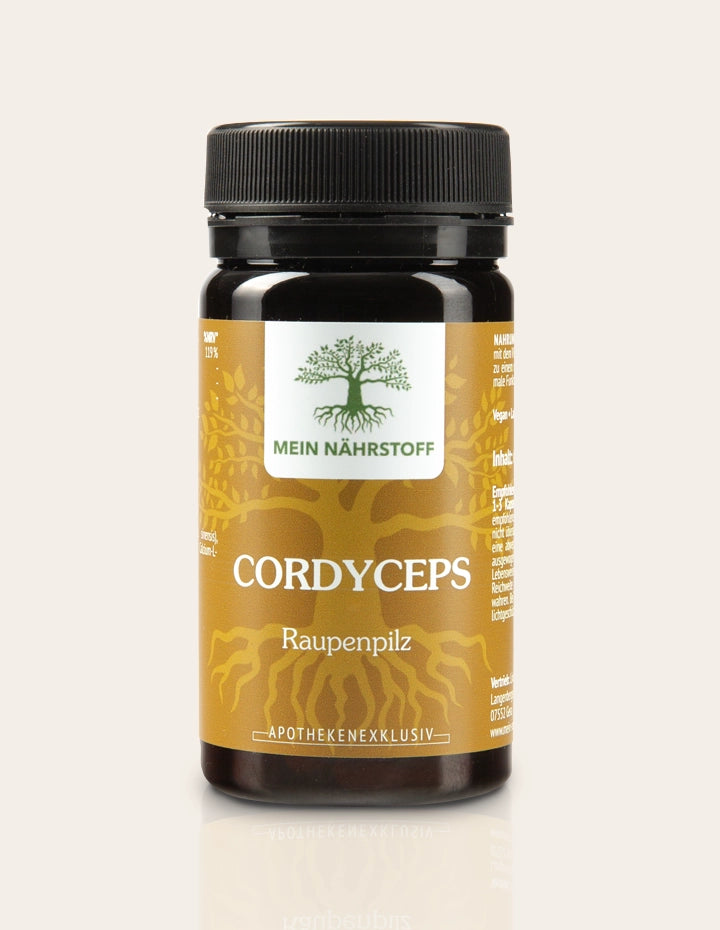 Cordyceps Raupenpilz von MEIN NÄHRSTOFF – traditioneller Vitalpilz zur natürlichen Unterstützung von Energie, Ausdauer und Immunsystem